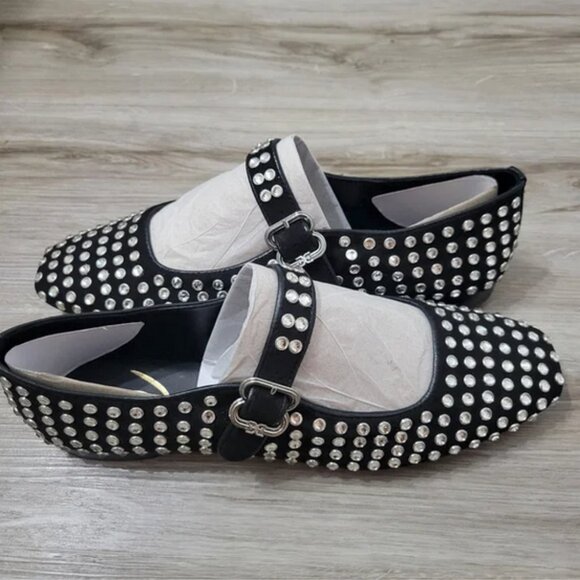 New Sam Edelman Womens Michaela Mary Jane Flat Shoes Size 8 - Picture 5 of 6